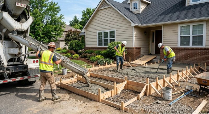 Concrete Porch Construction in Denver, CO