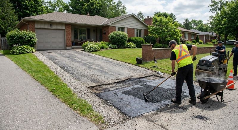 Driveway Blacktop Repair in Little Rock, AR