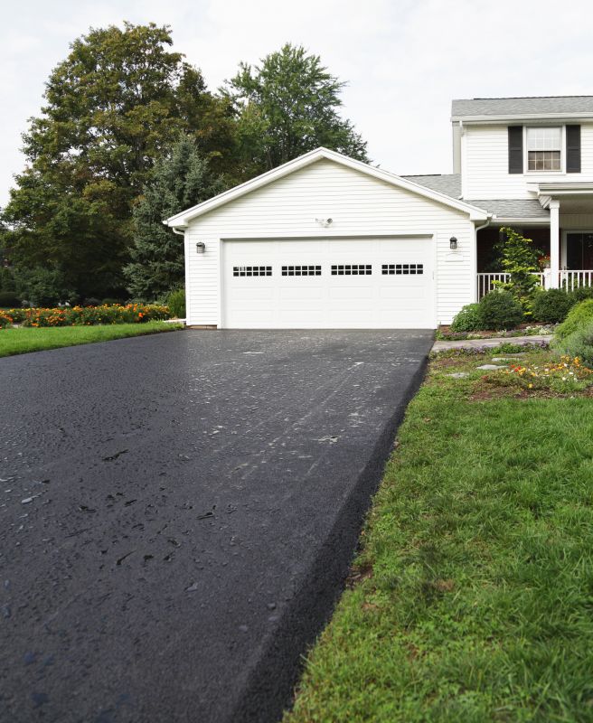 Black Asphalt Driveway