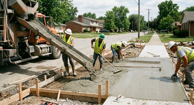 Walkway Pouring in Fort Collins, CO